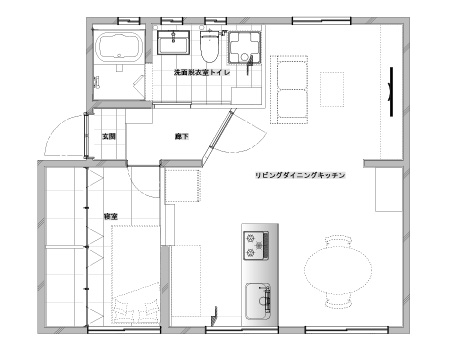 ヴィンテージ感漂う団地再販リノベーション　BEFORE