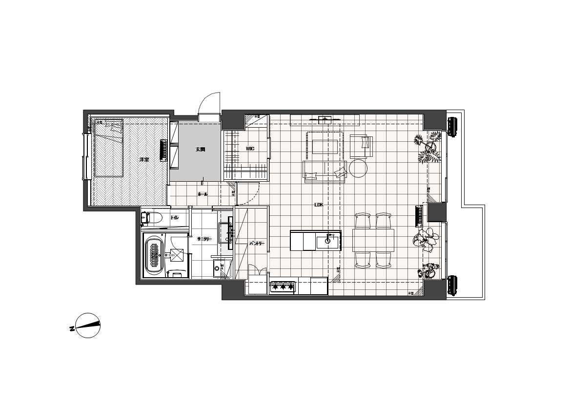 ヴィンテージにひかるディープブルー -テラコッタの家- | 目黒区　BEFORE