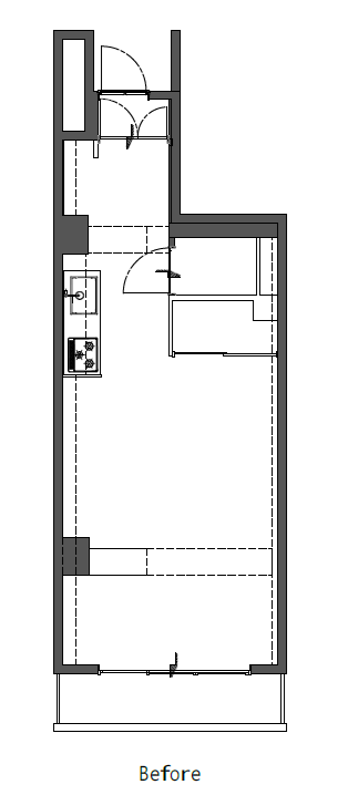 ヴィンテージなホテルライクルーム-ラワンデザイン- | 文京区　BEFORE